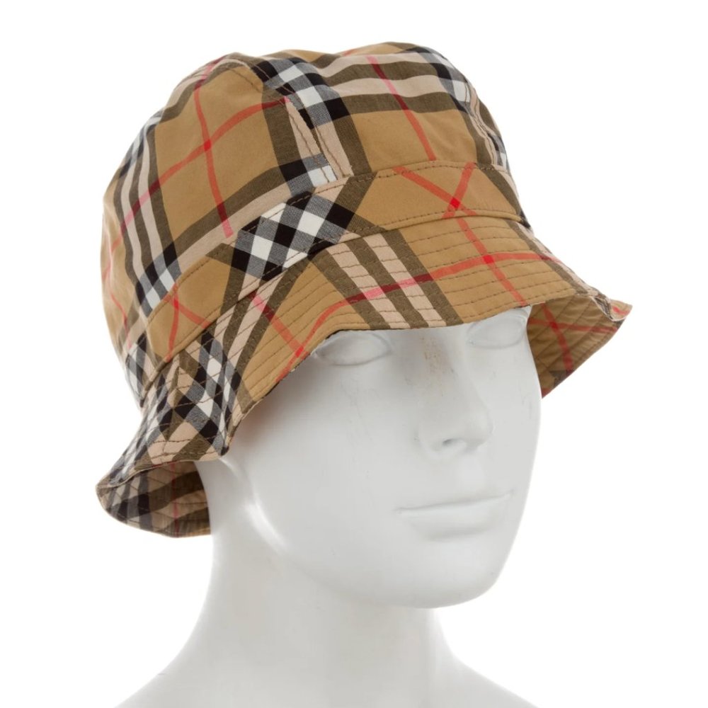 Burberry Nova Check Bucket Hat - Picture 2 of 4
